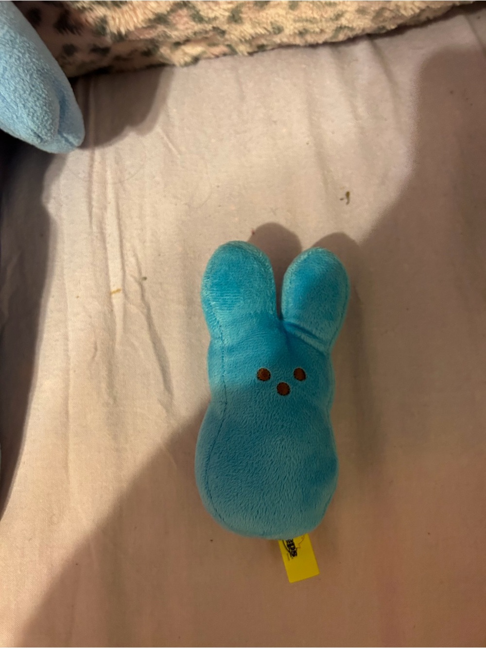 Blue Peep Plush Bunny Small Pet Toy - Brand: